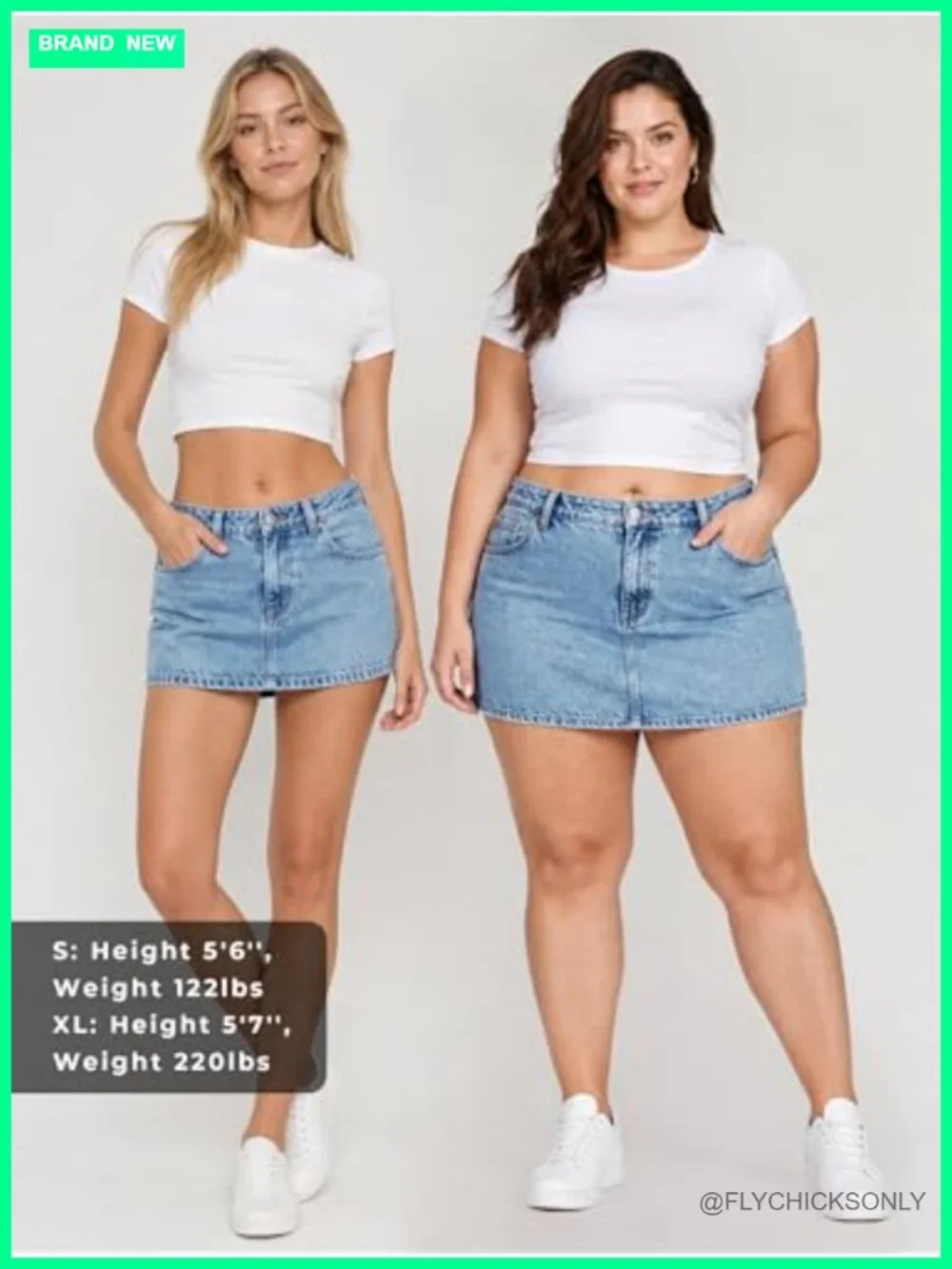 Low Rise Denim Mini Skort with Built-in Undershorts Y2K Trendy Summer Skirt
